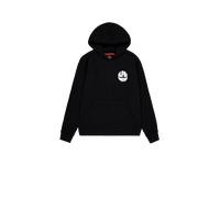 Alpha Industries Backprint Logo Hoodie for Men Size S - black