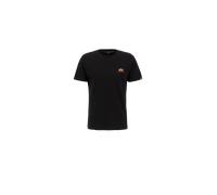 Alpha Industries Backprint Reflective Print T-Shirt for Men Size M - black/refl.oran
