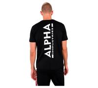Alpha Industries Backprint Short Sleeve T-shirt Black S Men