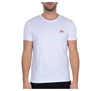 Alpha Industries Backprint T-Shirt for Men Size L - white/speed red