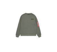 Alpha Industries Backprint Sweatshirt for Men Size 2XL - dark olive