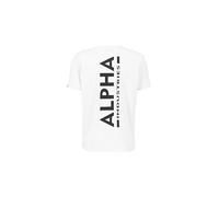 Alpha Industries Backprint T-Shirt for Men Size XS - white