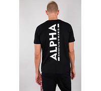 Alpha Industries Backprint Short Sleeve T-shirt Black L Man