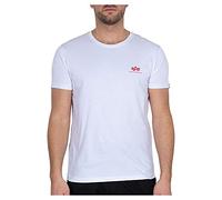 Alpha Industries Backprint T T-Shirt for Men White/Red