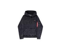 Alpha Industries Backprint Vintage Hoodie for Men Size 2XL - black