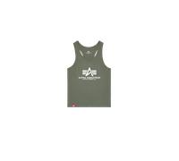 Alpha Industries Basic BB Big Logo Tank Tanks for Men Size XL - dark olive