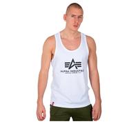 Alpha Industries Basic BB Big Logo Tank Tanks for Men Size 3XL - white