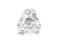 Alpha Industries Basic Big Logo Camo Hoodie for Men Size XL - white camo