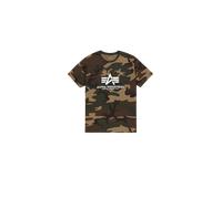 Alpha Industries Basic Big Logo Camo T-Shirt for Men Size XS - wdl camo 65