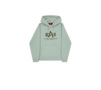 Alpha Industries Basic Big Logo Effect Print Hoodie for Men Size 3XL -