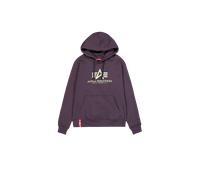 Alpha Industries Basic Big Logo Hoodie for Men Size 2XL - Plum