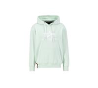 Alpha Industries Basic Big Logo Hoodie for Men Size 3XL - mint