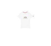 Alpha Industries Basic Big Logo Mirror Leo T-Shirt Women for Women Size XS - white