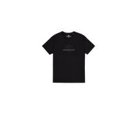 Alpha Industries Basic Big Logo Rubber T-Shirt for Men Size M - black/grey