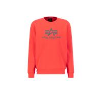 Alpha Industries Basic Big Logo Sweatshirt for Men Size L - radiant red
