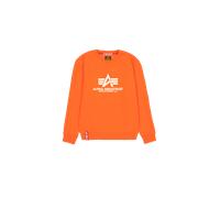 Alpha Industries Basic Big Logo Sweatshirt for Men Size S - boost orange