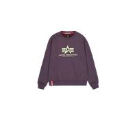 Alpha Industries Basic Big Logo Sweatshirt for Men Size XL - Plum