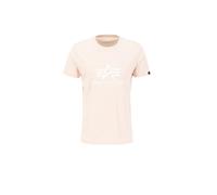 Alpha Industries Basic Big Logo T-Shirt for Men Size 2XS - pale peach
