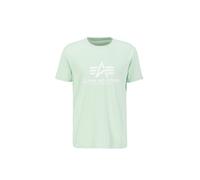 Alpha Industries Basic Big Logo T-Shirt for Men Size 3XL - mint