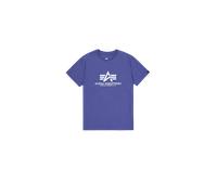 Alpha Industries Basic Big Logo T-Shirt for Men Size L - night purple