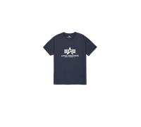 Alpha Industries Basic Big Logo T-Shirt for Men Size M - navy