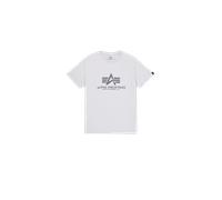 Alpha Industries Basic Big Logo T-Shirt for Men Size M - pastel grey