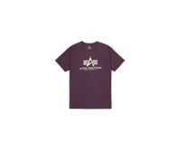 Alpha Industries Basic Short Sleeve T-shirt Purple M Men