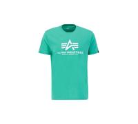 Alpha Industries Basic Big Logo T-Shirt for Men Size S - atomic green