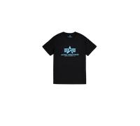 Alpha Industries Basic Big Logo T-Shirt for Men Size S - black/blue