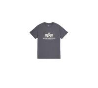 Alpha Industries Basic Big Logo T-Shirt for Men Size S - greyblack