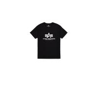 Alpha Industries Basic Big Logo T-Shirt for Men Size XL - black