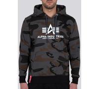 Alpha Industries Basic Camo Hoodie, black-multicolored, size XS