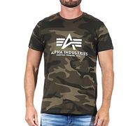 Alpha Industries Basic Camo T-Shirt for Men Olive Camo