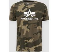 Alpha Industries Basic Camo T-Shirt, olive, size S