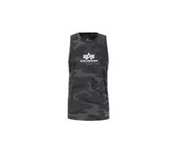 Alpha Industries Basic Mid Logo Tank Top - Black Camo