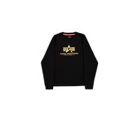 Alpha Industries Basic Carbon Sweatshirt for Men Size L - black/gold