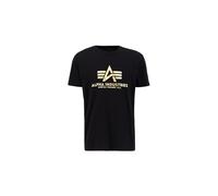 Alpha Industries Basic Foil Print Short Sleeve T-shirt Black S Men