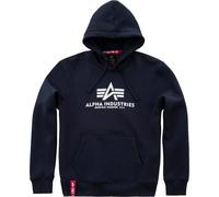 Alpha Industries Basic Hoodie, blue, size S