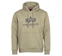 Alpha Industries Basic Hoody Hooded Sweat for Men Olive