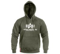Alpha Industries Basic Hoodie Green S Man