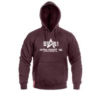 Alpha Industries Basic Hoody Sweatshirt - Deep Maroon