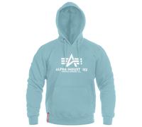 Alpha Industries Basic Hoody Sweatshirt - Grey/Blue