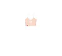 Alpha Industries Basic Mid Logo Cropped Tank Top Women Tanks for Women Size XS - pale peach