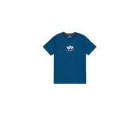 Alpha Industries Basic Mid Logo T-Shirt for Men Size 2XL - naval blue