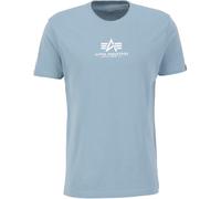 Alpha Industries Basic ML T-Shirt, grey-blue, size M for Men