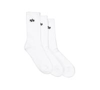 Alpha Industries Basic Socks 3 Pack for Men Size 39/42 - white