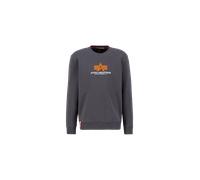 Alpha Industries Basic Rubber Sweatshirt for Men Size 2XL - vintage grey