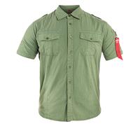 Alpha Industries Basic Slim Shirt - Sage Green