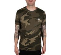 Alpha Industries Basic Small Logo Camo Short Sleeve T-shirt Green 3XL Men
