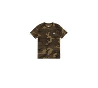 Alpha Industries Basic Small Logo Camo T-Shirt for Men Size 2XL - olive camo